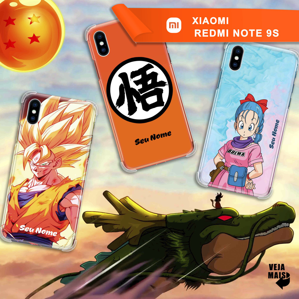Capa Capinha - Xiaomi Redmi Note 9S - Dragonball Personalizado