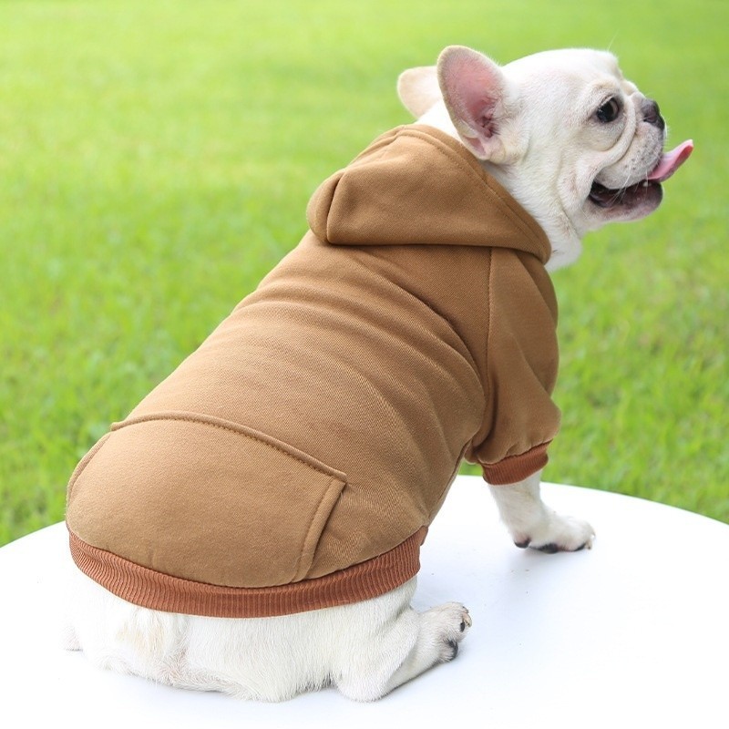 Imagem do produto Roupa De Cachorro Moletom Para Cães Gatos Com Capuz Pequenos E Médios De Estimação De Inverno Casaco 4