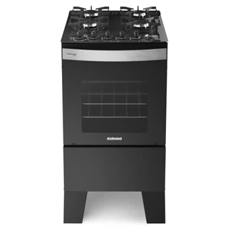 Fogão 4 Bocas a Gás Preto Itatiaia Itaglass Plus Bivolt 127V/220V em Oferta na Shopee