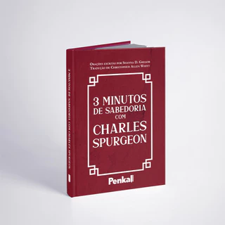 Caderno Devocional 3 Minutos com Charles Spurgeon | Vermelho Luxo