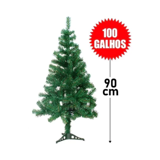 Árvore De Natal Pinheiro Luxo Cheia 90cm 100 Galhos 4.5 509 Avaliações 953 vendidos