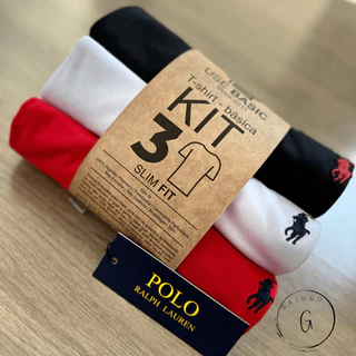 Kit 3 Camisas Peletizadas Algodão Camiseta Premium 30.1