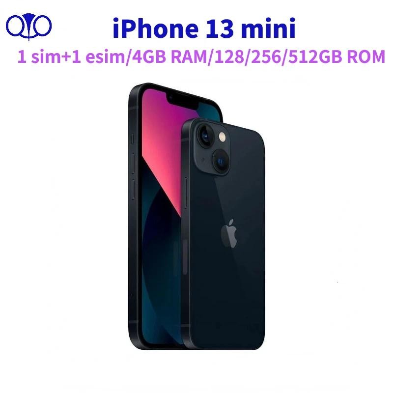 Apple-iPhone 13 Mini Telefone Original Desbloqueado , Identificação Facial , NFC , Dual 12MP 5G , 5.4 Polegadas , 8GB RAM , 128 GBA15 Bionic , iOS-GoodLuckGift