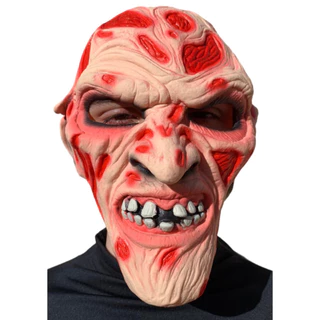 Máscara Assassino Freddy Krueger Halloween Carnaval Fantasia Teatro Terror Assustador Dia das Bruxas Zumbi Cosplay
