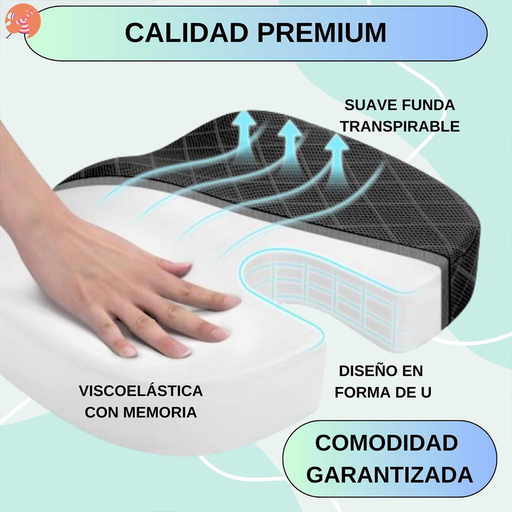 Almofada De Apoio De Assento WF Corpo Humano Para Carro Em U Espuma De ...