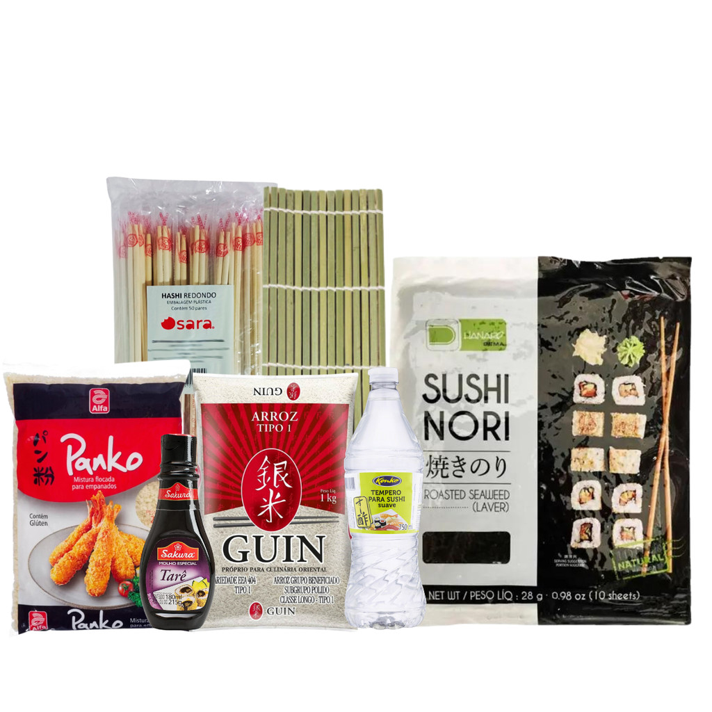 KIT ORIENTAL PARA PREPARO DO SUSHI S