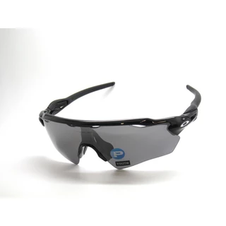 Óculos De Sol OAKLEY Para Montanhismo 9001-07 RADAR EV XS Polido Caminho Preto Irídio Polarizado À Prova De Vento