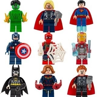 Brinquedo de blocos de montar de figuras de ação para aprendizado prático de crianças