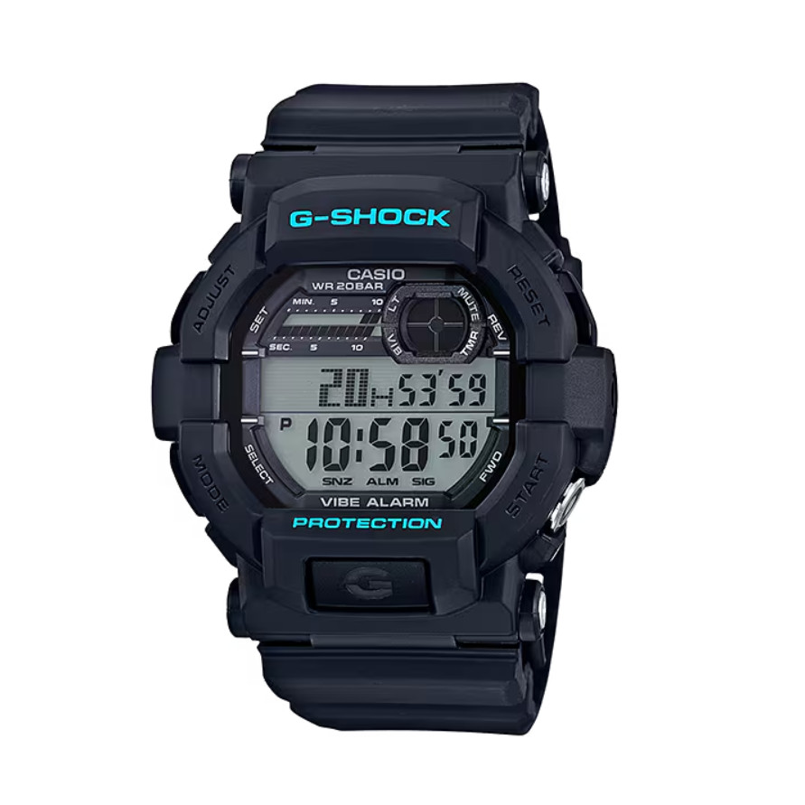 Casio G-Shock GD-350-1CDR – Orologio Digitale Uomo Con Timer E Allarme Vibrazione – Quadrante Nero E Cinturino In Resina – Look Moderno E Resistente - 3