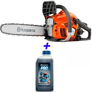 Kit motosserra a gasolina 35 cc com sabre de 14" 120 + Óleo lubrificante para motor PRO - Husqvarna em Oferta na Shopee