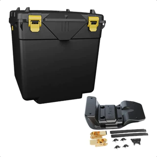 Caixa Baú 110 Litros Com Suporte Universal Motoboy Icbras em Oferta na Shopee