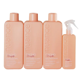Kit Cacho Perfeito 4 Passos Nuance Professional em Oferta na Shopee