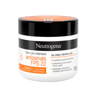 Hidratante Facial Neutrogena  Antissinais FPS 22 100g em Oferta na Shopee
