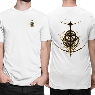 [Camiseta Premium em Algodão Puro]GXG Camiseta Básica Elden Ring Camisa Masculina Unissex Algodão Streetwear - 594