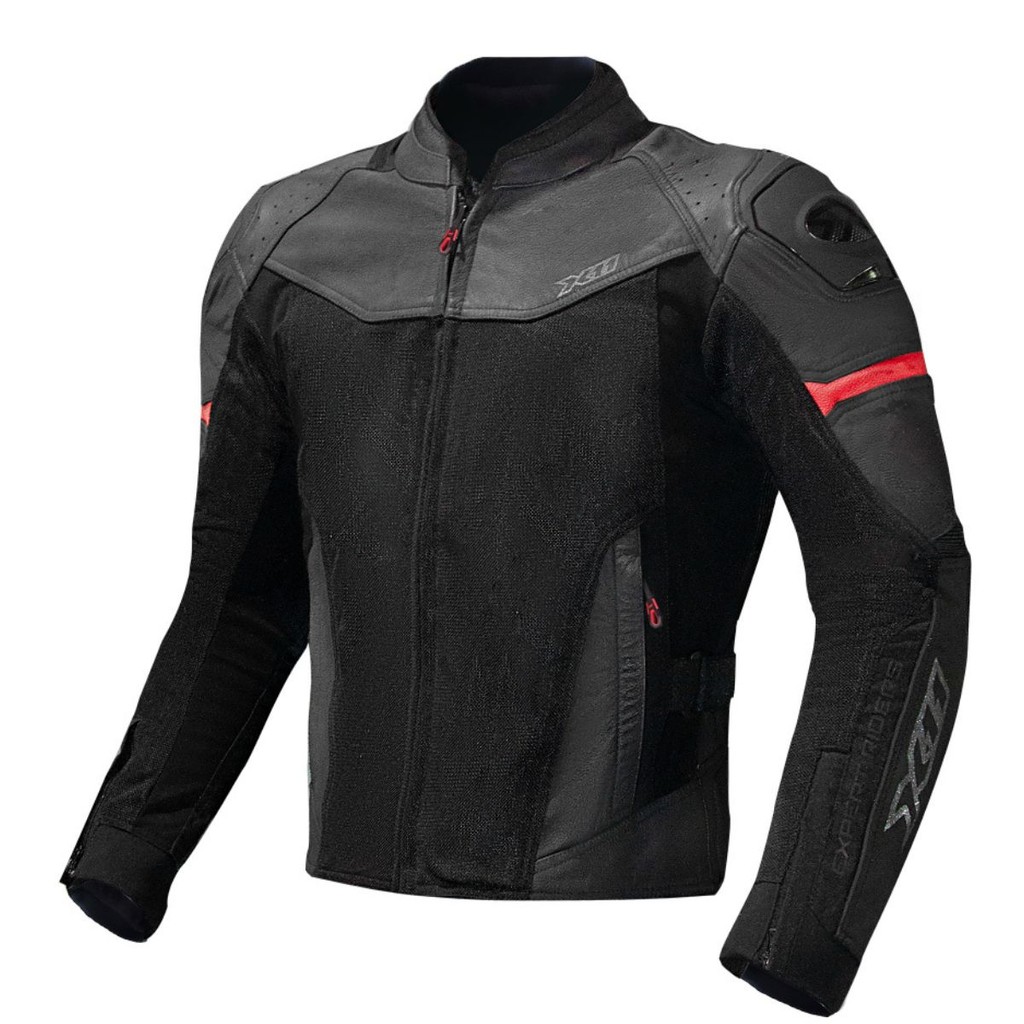 Jaqueta Moto X11 Sport Naked Masculina Ventilada Couro | Shopee Brasil