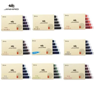 Jinhao 5/10/15 Unidades De Recarga De Cartucho De Tinta Colorida Para De Caneta-Tinteiro 82 De 2.6 Mm Papelaria Escolar 