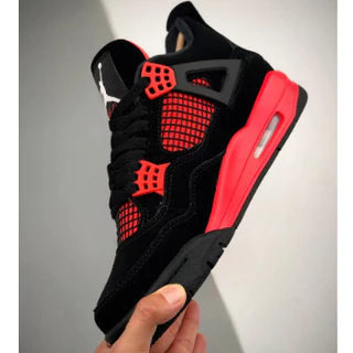 Tênis AJ 4 Retro Casual " White Thunder "