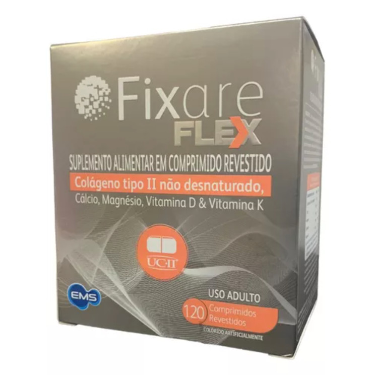 Suplemento Alimentar Fixare Flex 120 Comprimidos Revestidos | Shopee Brasil