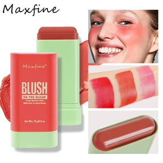 Face Lips Natural Matte Blush Stick Expandindo Cor Sólido Destaque E Contorno Creme Multi-Funcional Rouge