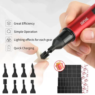DSPIAE ES-A Modelo Plástico Lixadeira Recíproca De Carga USB Elétrica Caneta Lixa Ferramentas Militares
