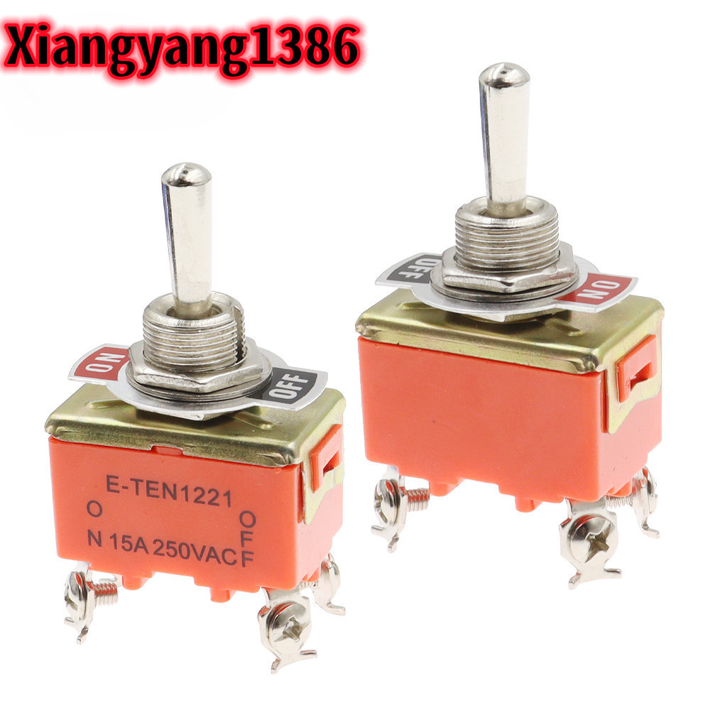 1 Pcs E-TEN1221 4 Pinos SPST 4 Terminal ON-OFF 15A 250 V Interruptor ...