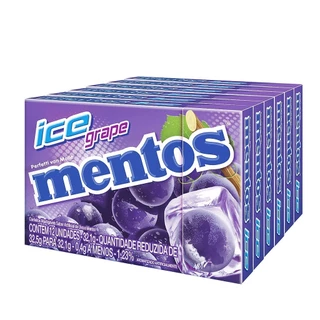 Bala Slim Box Ice Grape 24,1g - Mentos