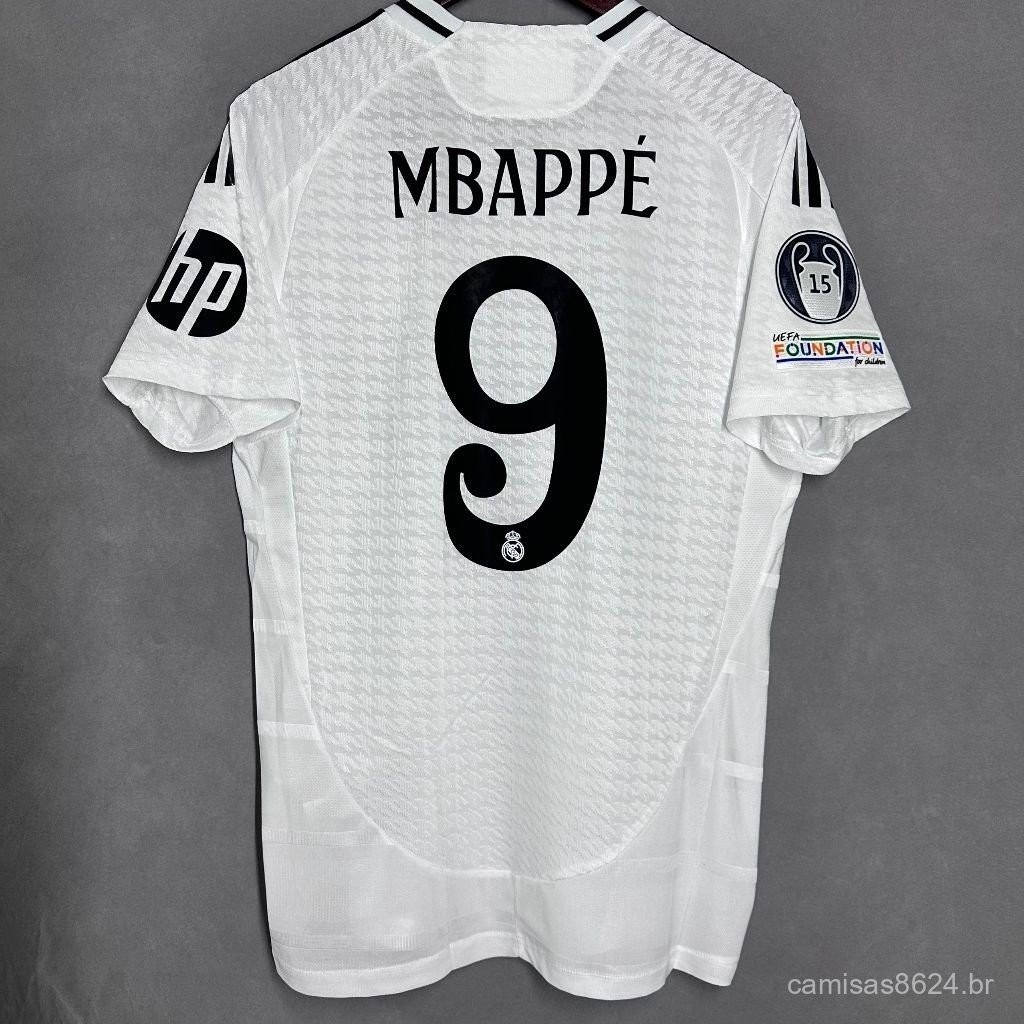 24-25 Real Madrid Versão do Jogador de Alta Qualidade Men's Sports S-3XL Custom T-Shirt