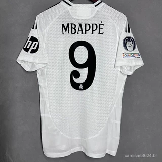 24-25 Real Madrid Versão do Jogador de Alta Qualidade Men's Sports S-3XL Custom T-Shirt