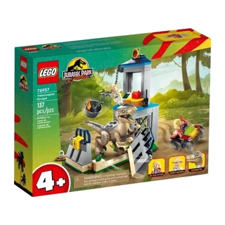 LEGO Jurassic Park - Fuga do Velociraptor - 30 Anos - 137 Peças - 76957