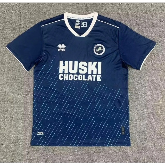 23/24 Milwall Home Personalizado Camisa de camisa de camisola masculina