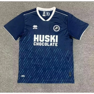 23/24 Milwall Home Personalizado Camisa de camisa de camisola masculina