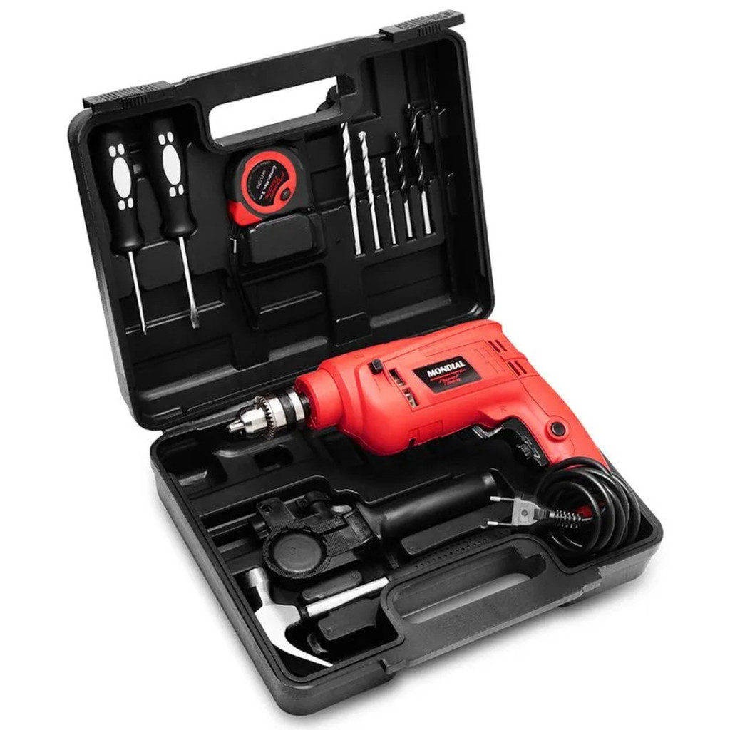 Furadeira Kit Oficina 60Hz 650W NFFI-07M Mondial 220V