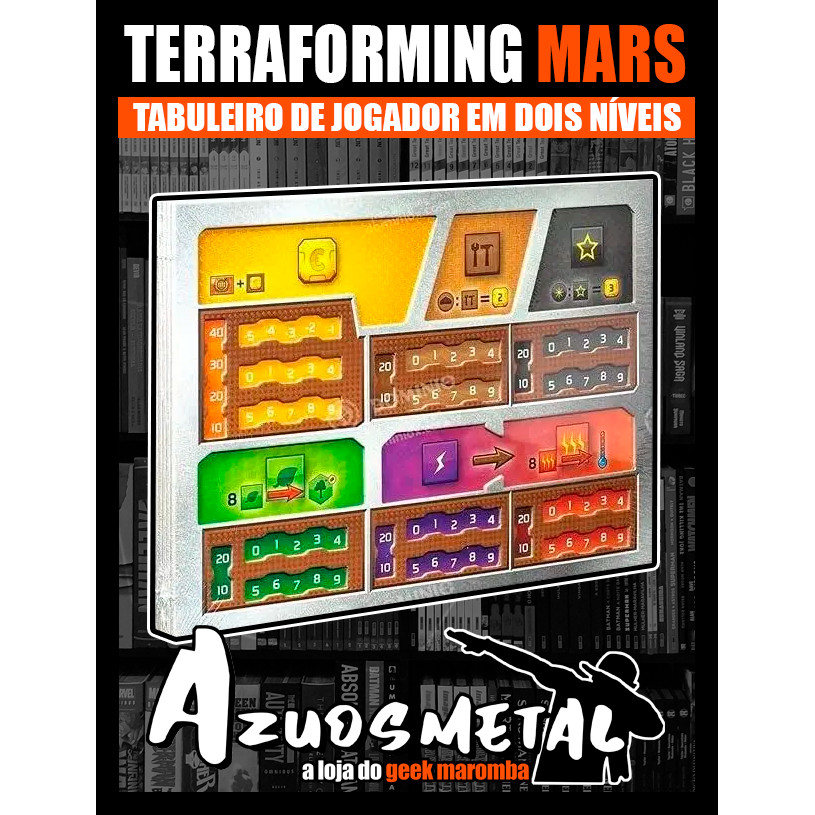 Terraforming Mars - Tabuleiros de Jogadores em dois níveis [Board Game: MeepleBR]