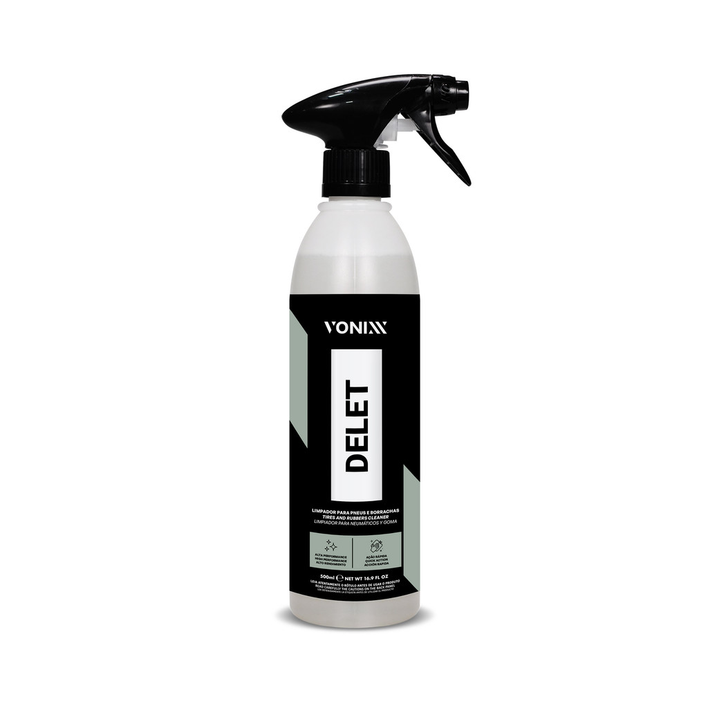 VONIXX DELET LIMPADOR PNEUS BORRACHAS E PLASTICOS 500ML