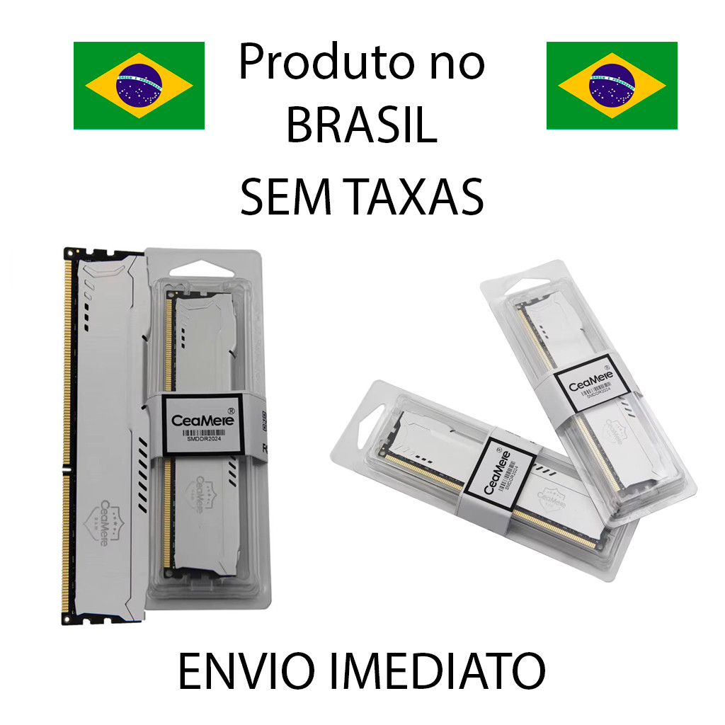 Memória RAM DDR4 PC 8GB 3200MHz CeaMere Original NO BRASIL SEM IMPOSTO