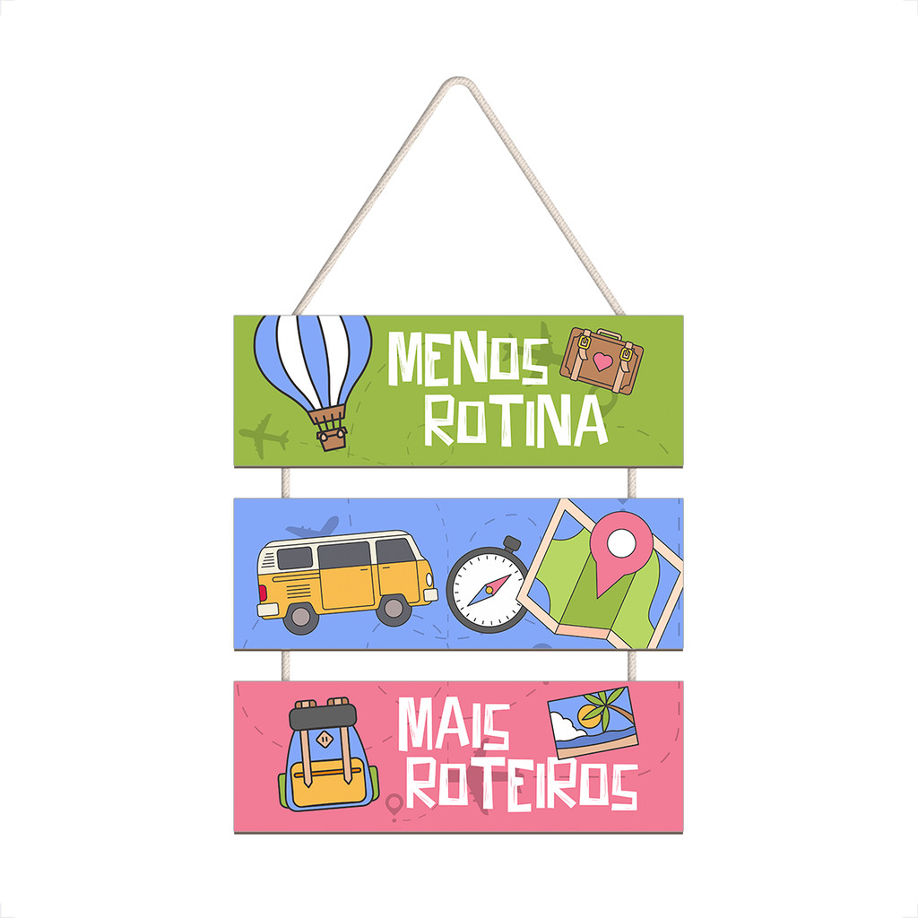 Placas de Decoração Plaquinha MDF Quadro de Parede Estampas