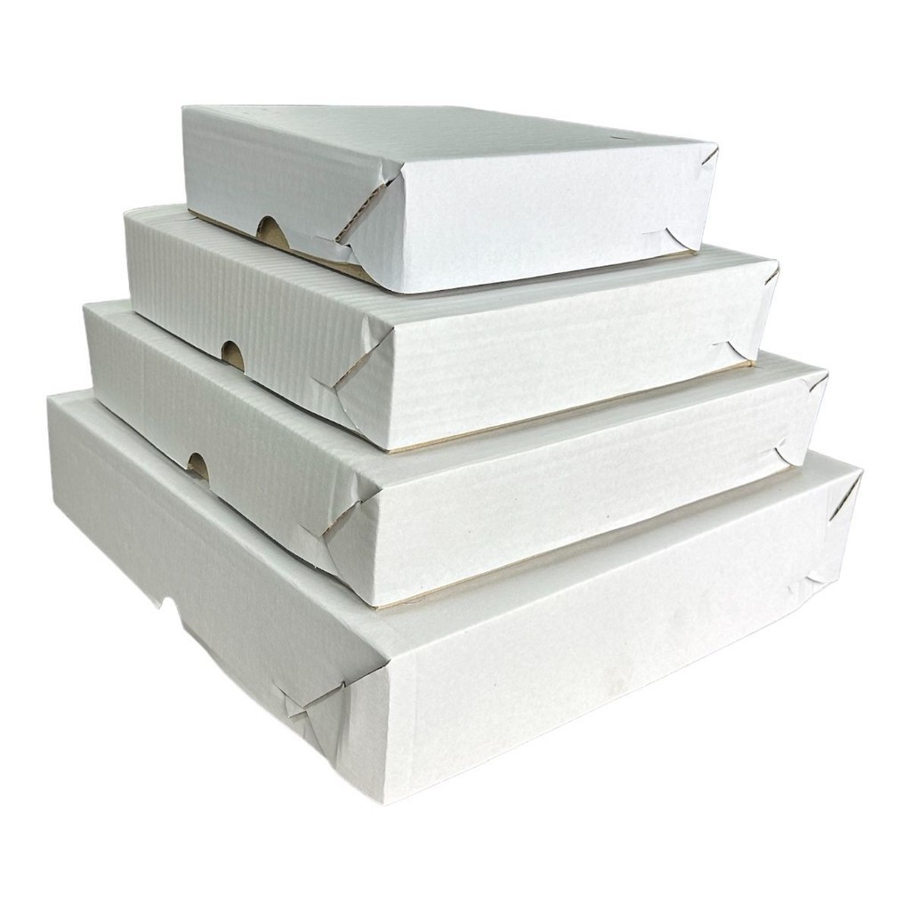 CAIXA ESFIHA - 30X30 KIT 30 UNI, BRANCA IFOOD, DELIVERY