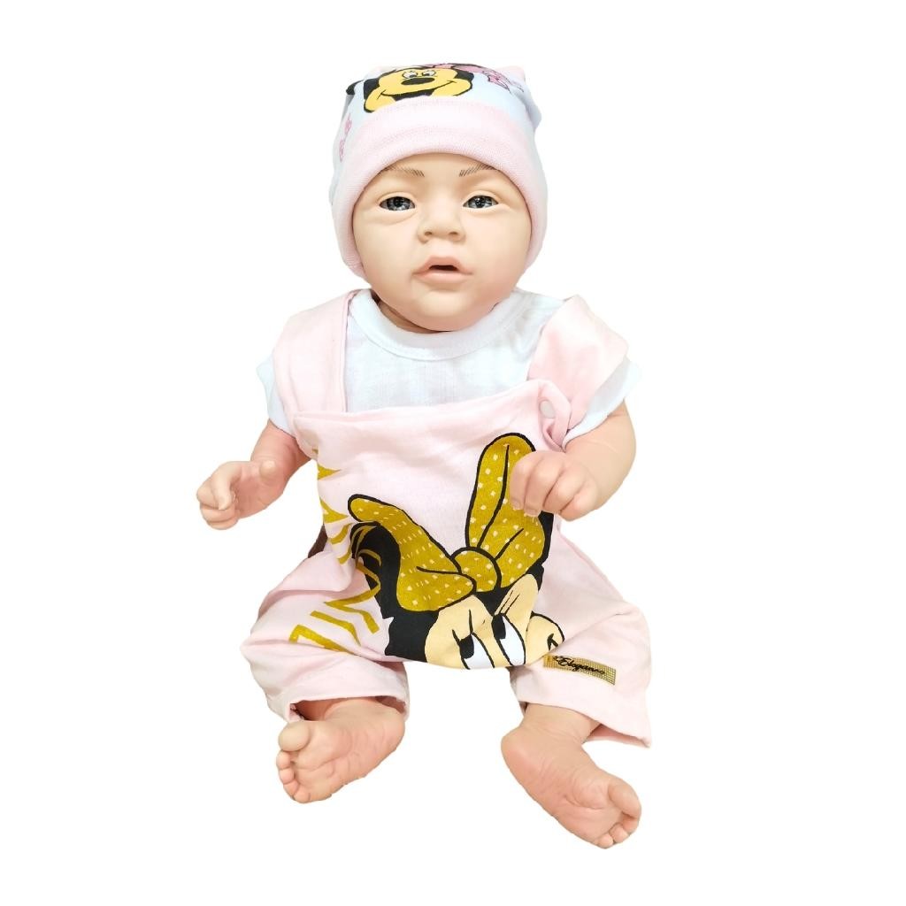 Boneca Reborn Realista Menina Mary 2 silicone