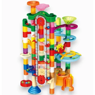 Blocos De Montar Pista Elétrica P/ Bolinhas Conjunto 182 Pcs