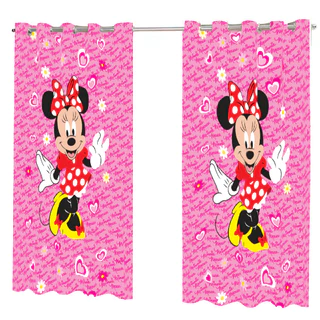 Cortina Personagem 2,45mx1,50m CORTINA MINNIE LINDA CT 16