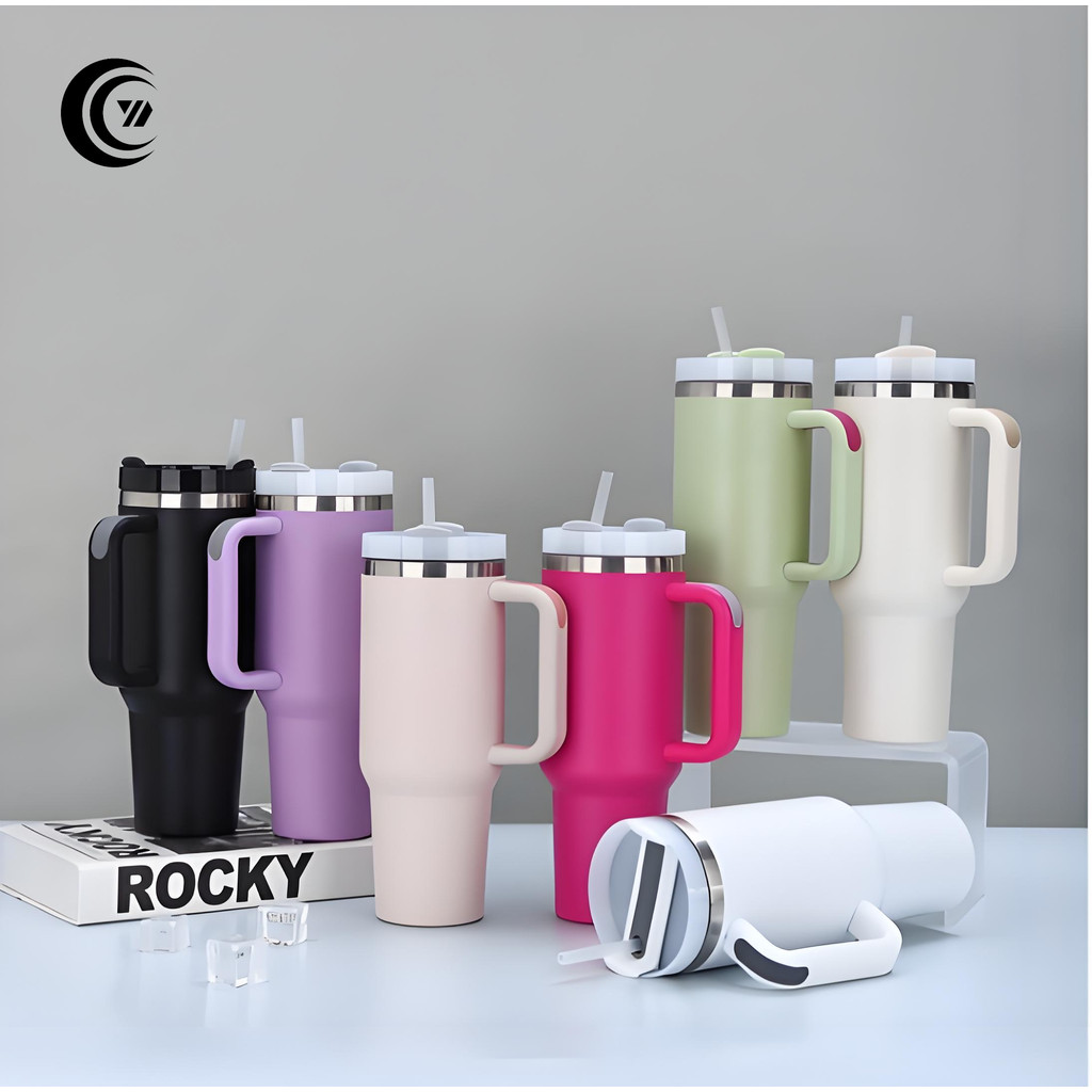Caneca Copo Térmica Inox 1200Ml Garrafa Térmica Inoxidável com tampa canudo