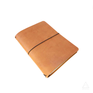 Traveler Mnemori - Médio A5 | caderno, diário, planner | Couro