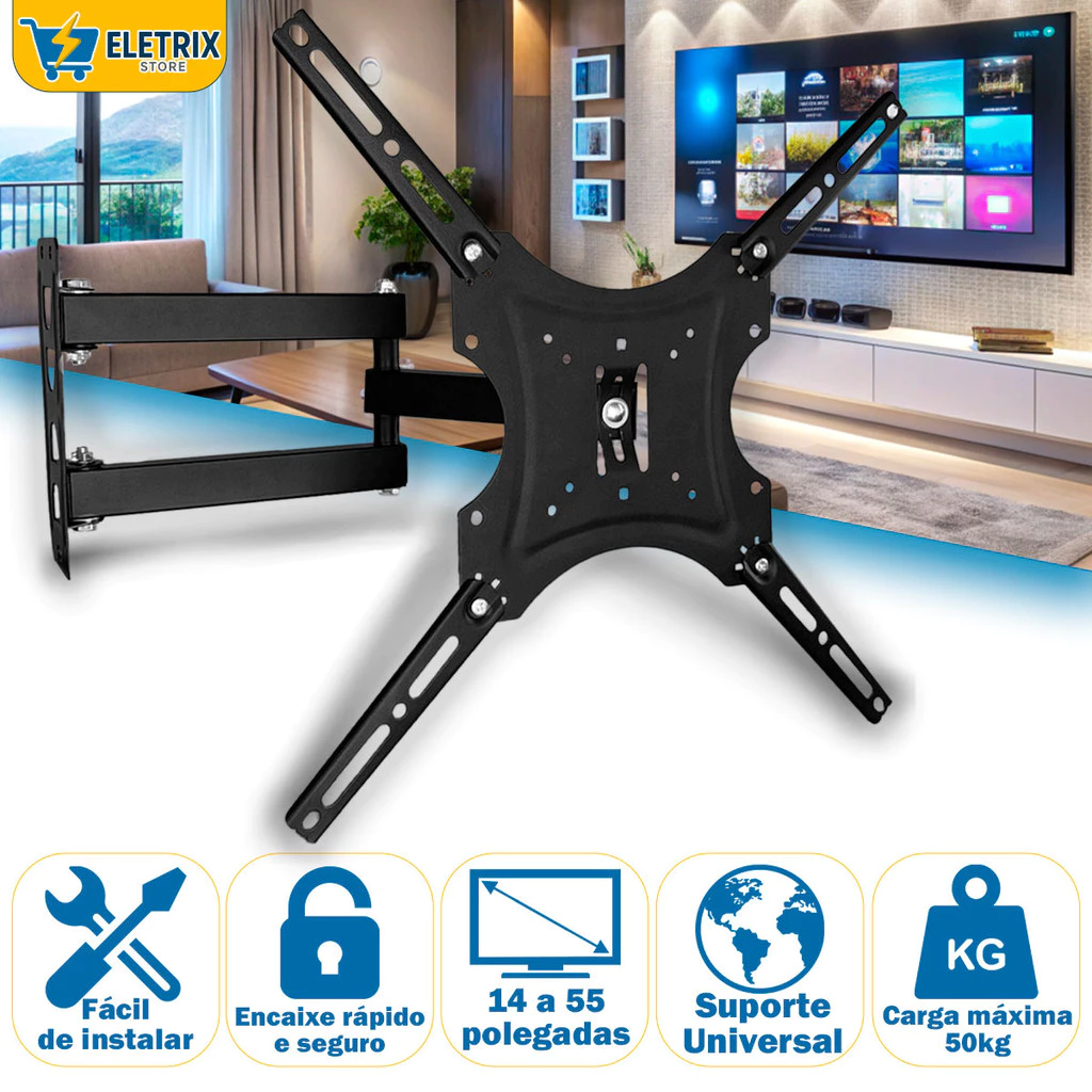 Suporte Articulado para TV