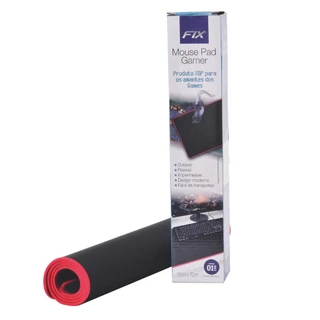 Mouse Page Gamer Grande 35 x 70 CM Preto Com Bordas Vermelha em Oferta na Shopee