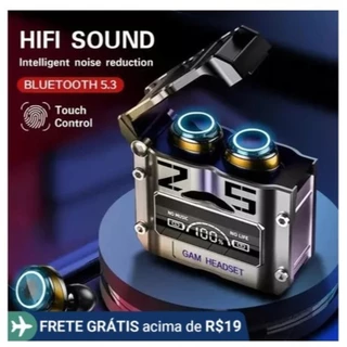 Fones De Ouvido M25 TWS Sem Fio Bluetooth Touch Control Redução De Ruído Estéreo. - DIVINO