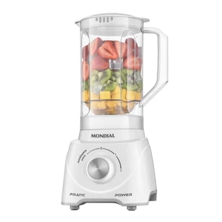 Liquidificador Mondial Pratic Power 2,2L 2 Velocidades + Pulsar 550W Branco 220V - L-97-W em Oferta na Shopee