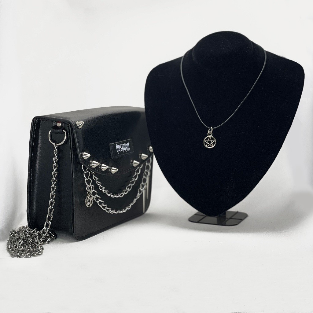 Collar Choker Gótico /punk De Cuero /taches En Punta Con Aro | Cuotas