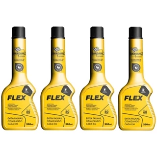 KIT 4 ADITIVOS COMBUSTIVEL (FLEX) 200 ML - UNIVERSAL GASOLINA/ETANOL em Oferta na Shopee