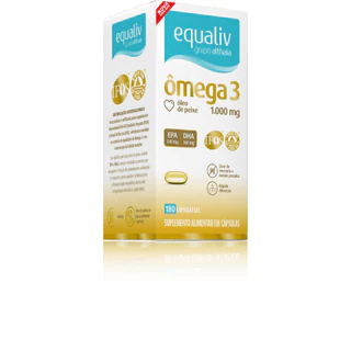 Ômega 3 1000mg - 180 Caps - Equaliv
