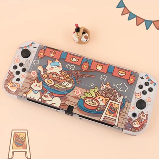 Interruptor Nintendo Switch OLED Estojo Protetor Rígido Fosco NS Tipo Split